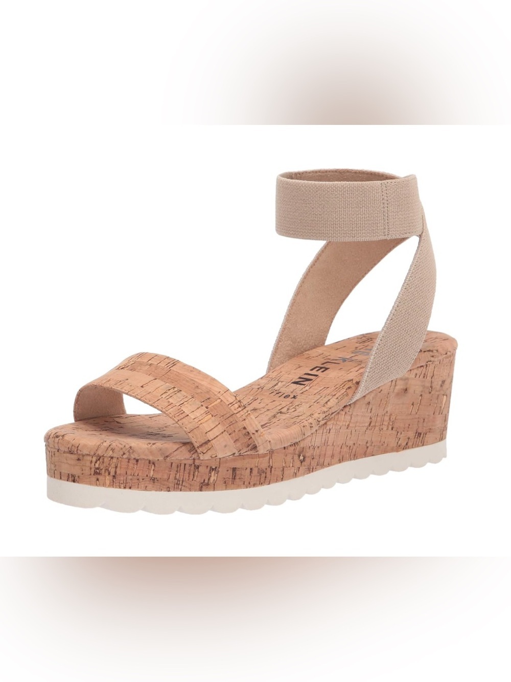 New Anne Klein Women's Nikki Cork Wedge Platform Sandals Size US 11